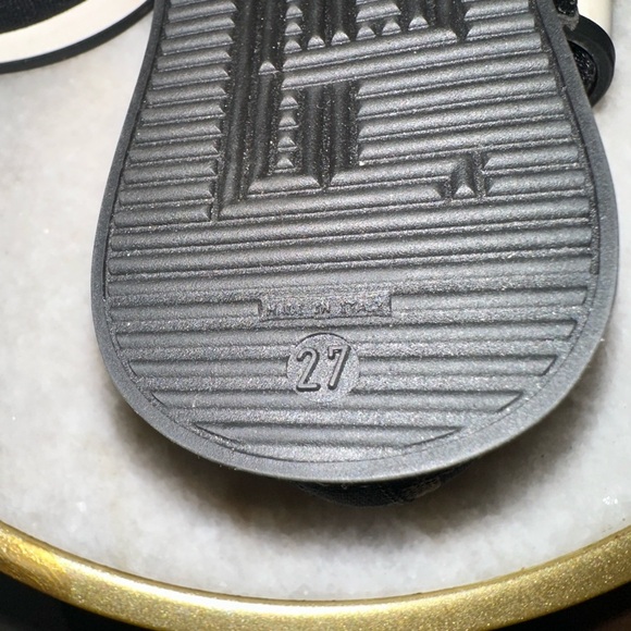 Fendi Black and Brown FF Logo Sock Sneakers - Kids Unisex - Size EU 27 - Picture 8 of 8